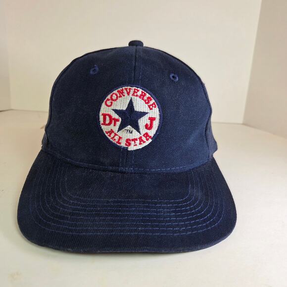 Vintage Converse Dr. J All Star Navy Hook-and-Loop Hat Covlee Costa Rica - Picture 1 of 10